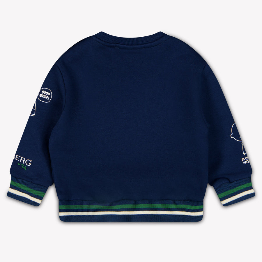 Iceberg Bébé Garçons Pull en Navy