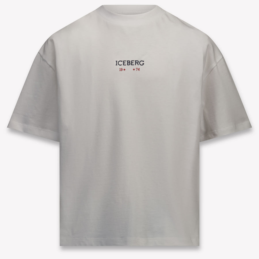 Iceberg niños Chicos Camiseta adentro Blanco