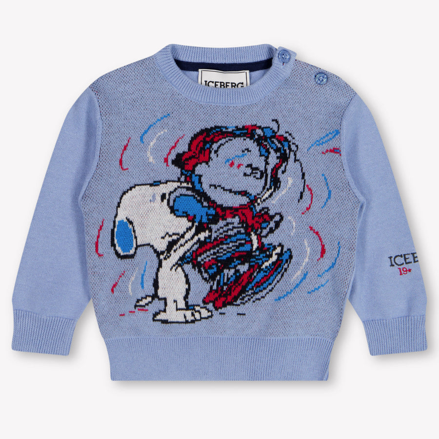 Iceberg bebe Chicos suéter en Azul Claro