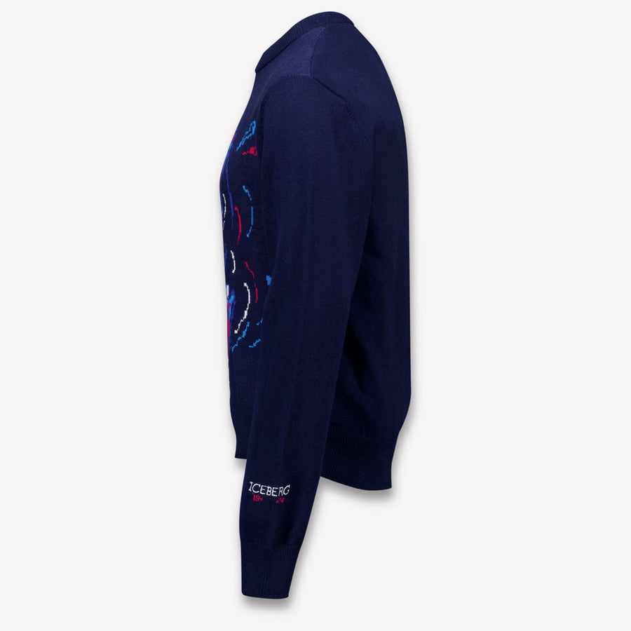 Iceberg Bambini Ragazzi Maglione dentro Navy