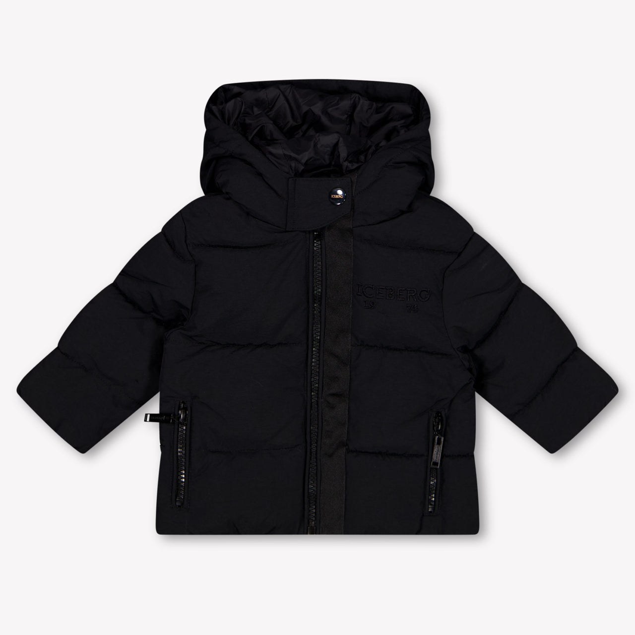 Iceberg bebe Chicos abrigo de invierno en Negro