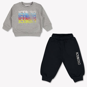 Iceberg Bébé Garçons Survêtement de jogging Gris