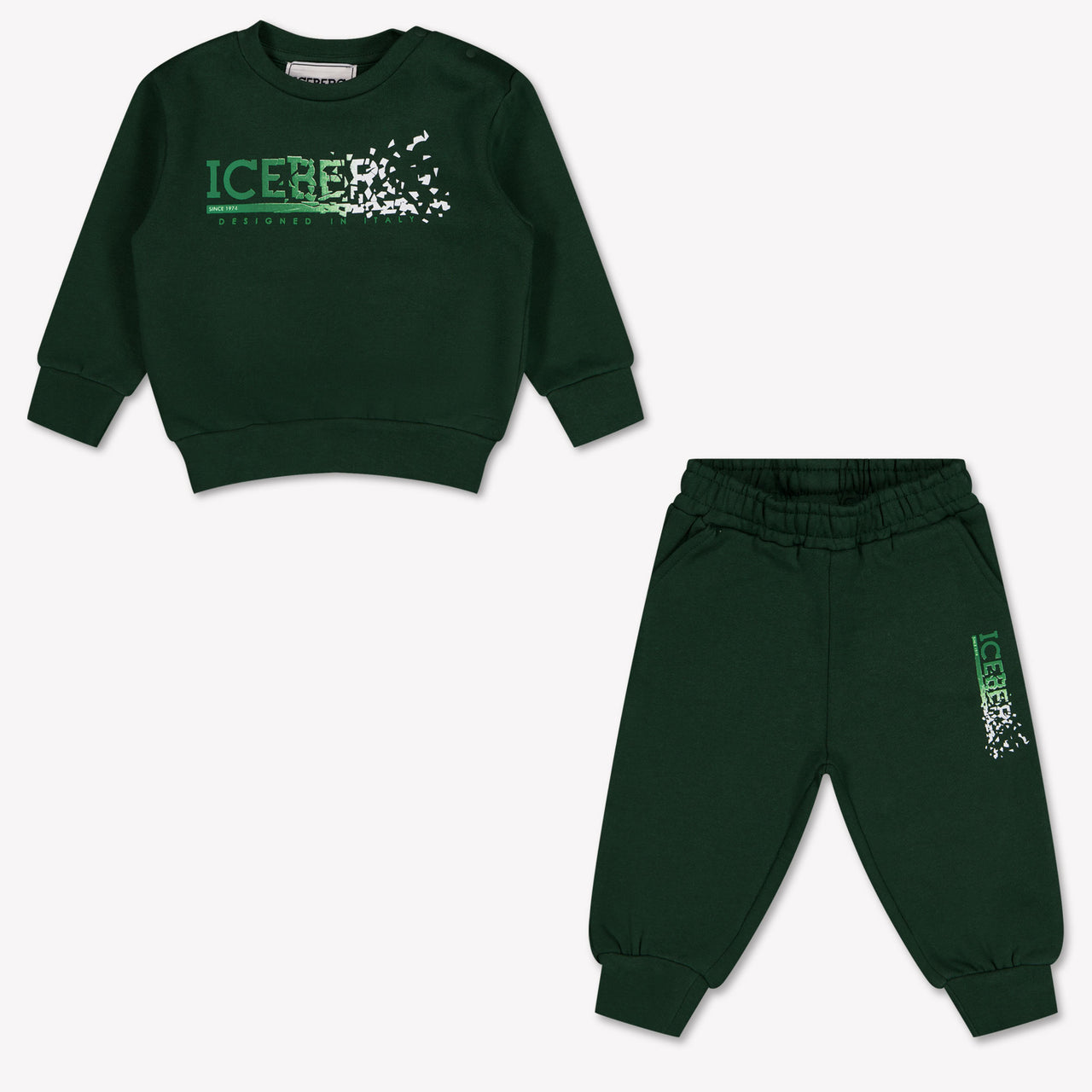 Iceberg bebe Chicos Traje de jogging En Verde Oscuro