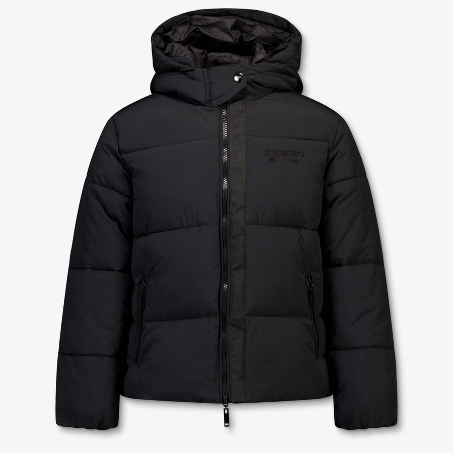 Iceberg Bambini Ragazzi Cappotto invernale Nero