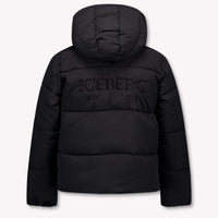 Iceberg Bambini Ragazzi Cappotto invernale Nero