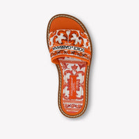 Dolce & Gabbana Girls Slides in Orange