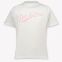Dolce & Gabbana Kids Girls T-Shirt In White