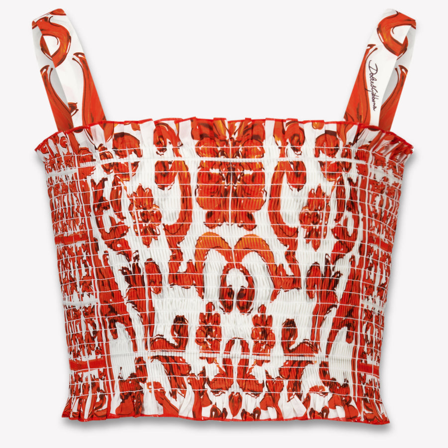 Dolce & Gabbana Mädchen T-Shirt in Orange