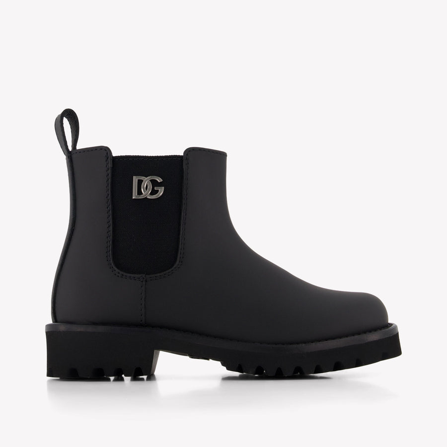 Dolce & Gabbana Unisex Kids Boots in Black