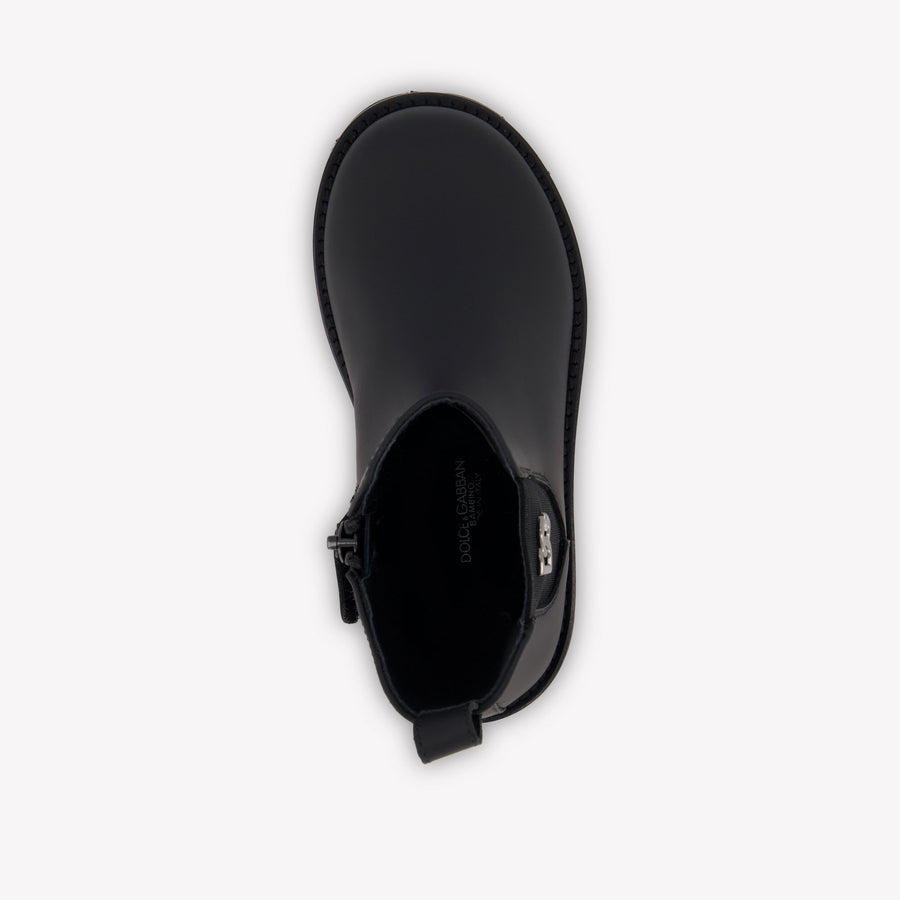 Dolce & Gabbana Unisex-Stiefel in Schwarz