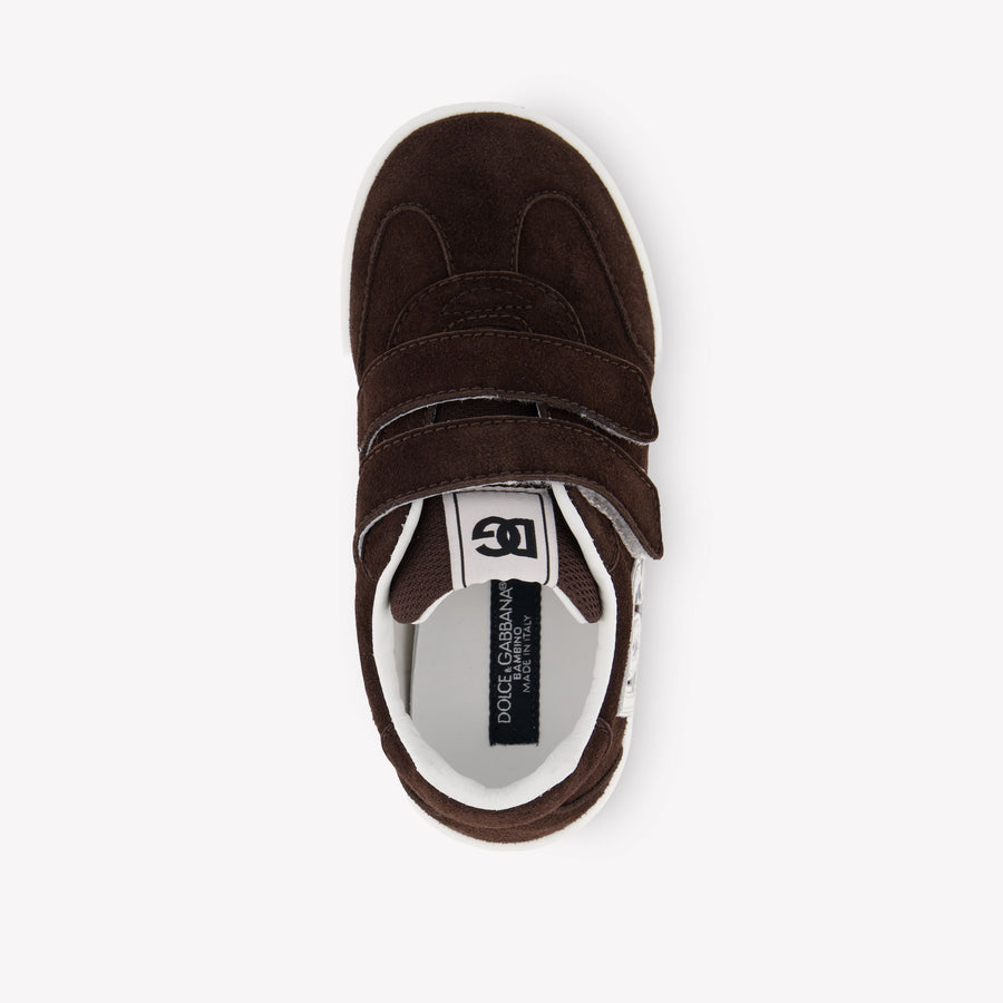 Dolce & Gabbana Boys Sneakers In Brown