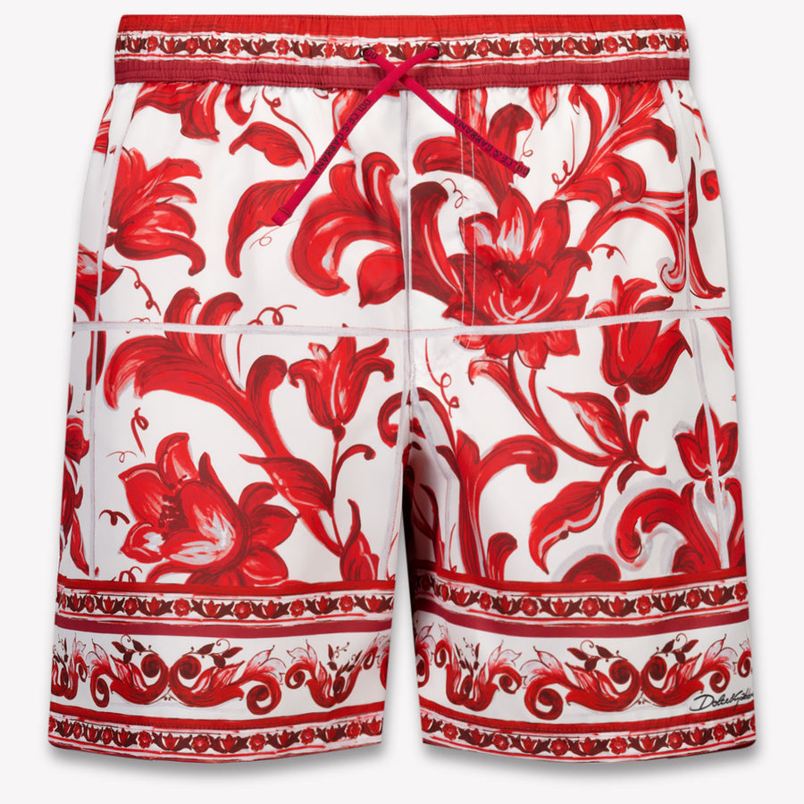 Dolce & Gabbana Kinder Jungen Bademode In Rot