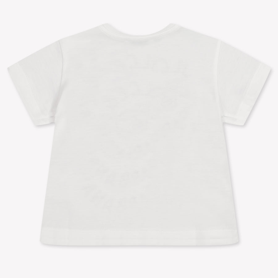 Dolce & Gabbana bebe Chicos Camiseta adentro Blanco