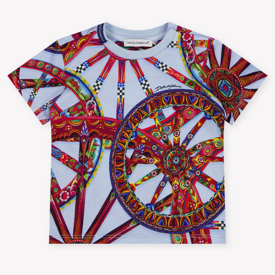 Dolce & Gabbana Baby Jungen T-Shirt in Hellblau