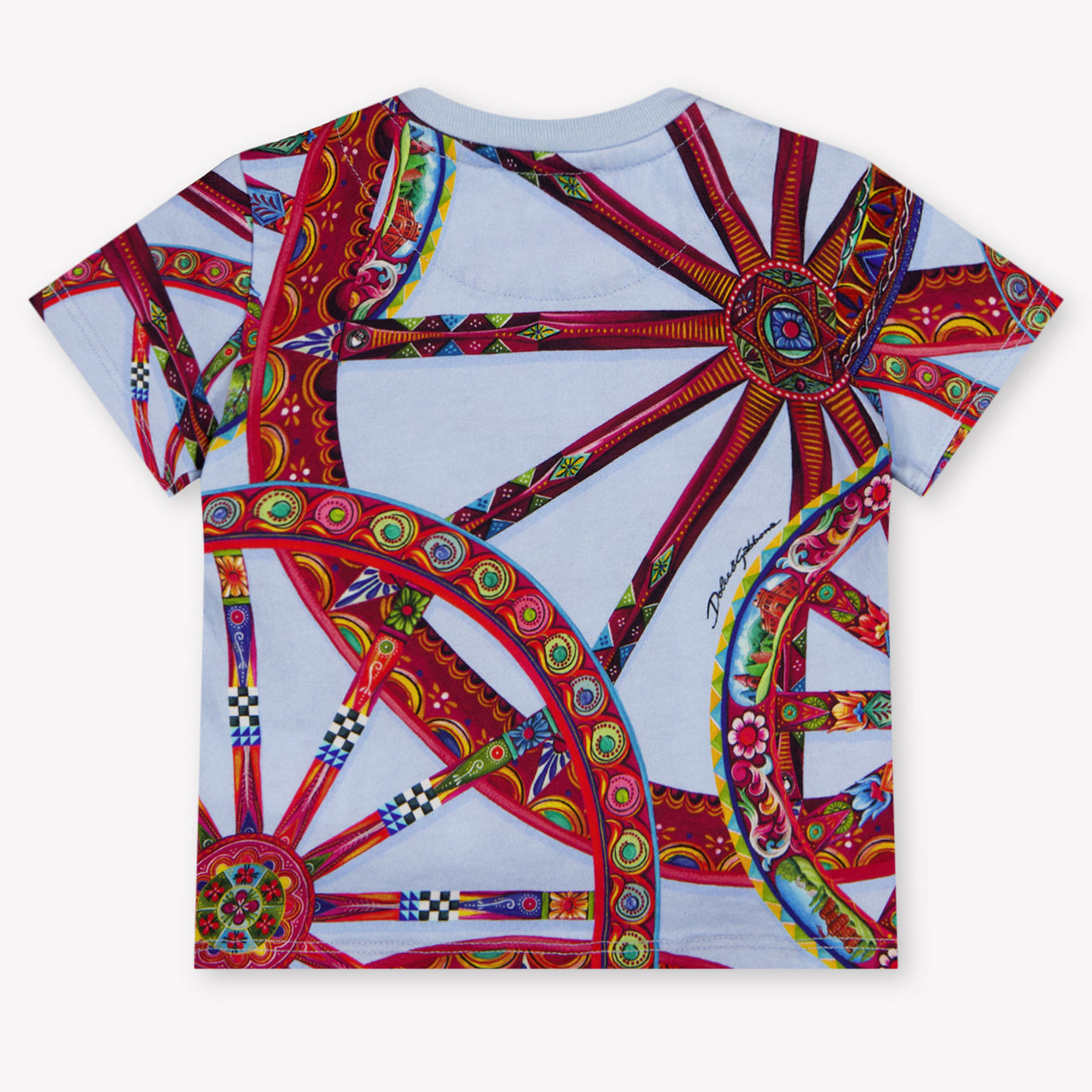 Dolce & Gabbana bebe Chicos Camiseta adentro Azul Claro