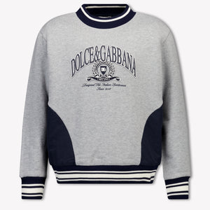 Dolce & Gabbana Kinder Jungen Pullover rein Grau