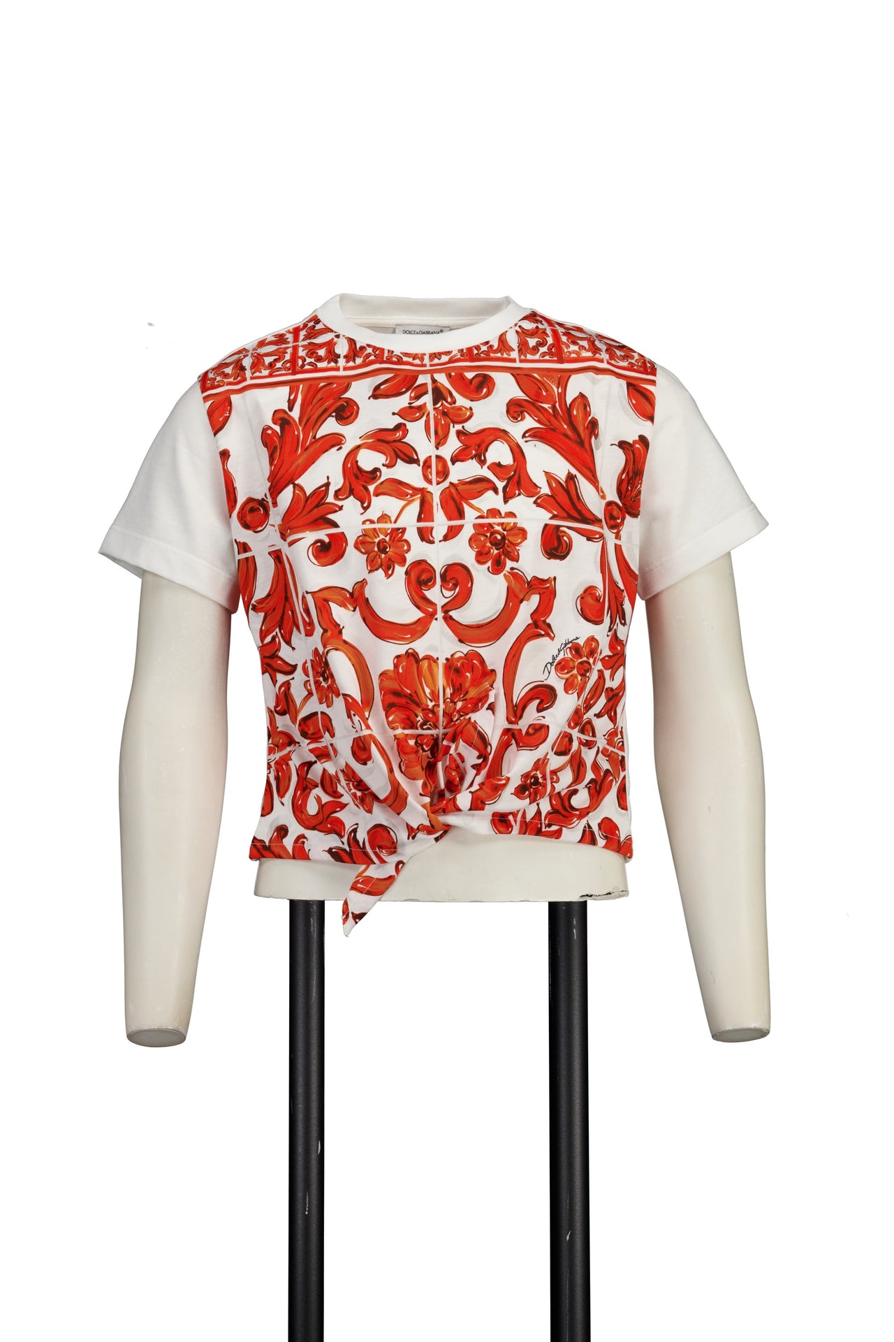 Dolce & Gabbana Kinder Mädchen T-Shirt In Orange