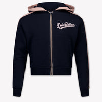 Dolce & Gabbana Enfants Filles Cardigan en Navy