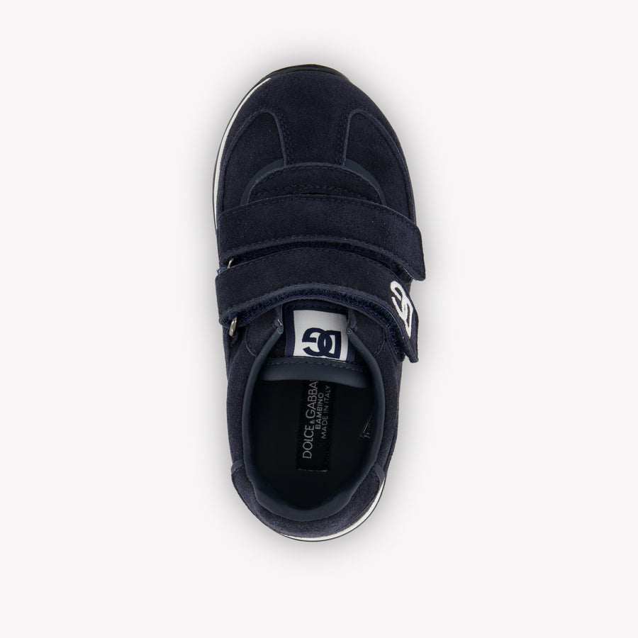 Dolce & Gabbana Enfants Garçons Baskets dans Navy