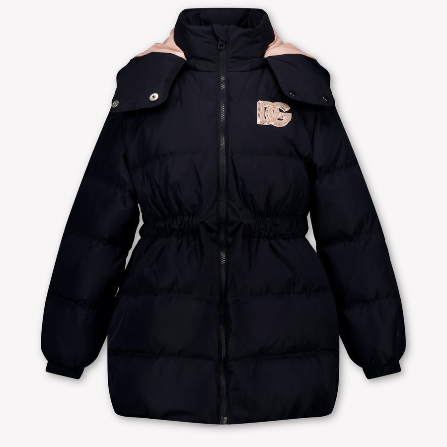 Dolce & Gabbana Kinder Meisjes Winterjas In Navy