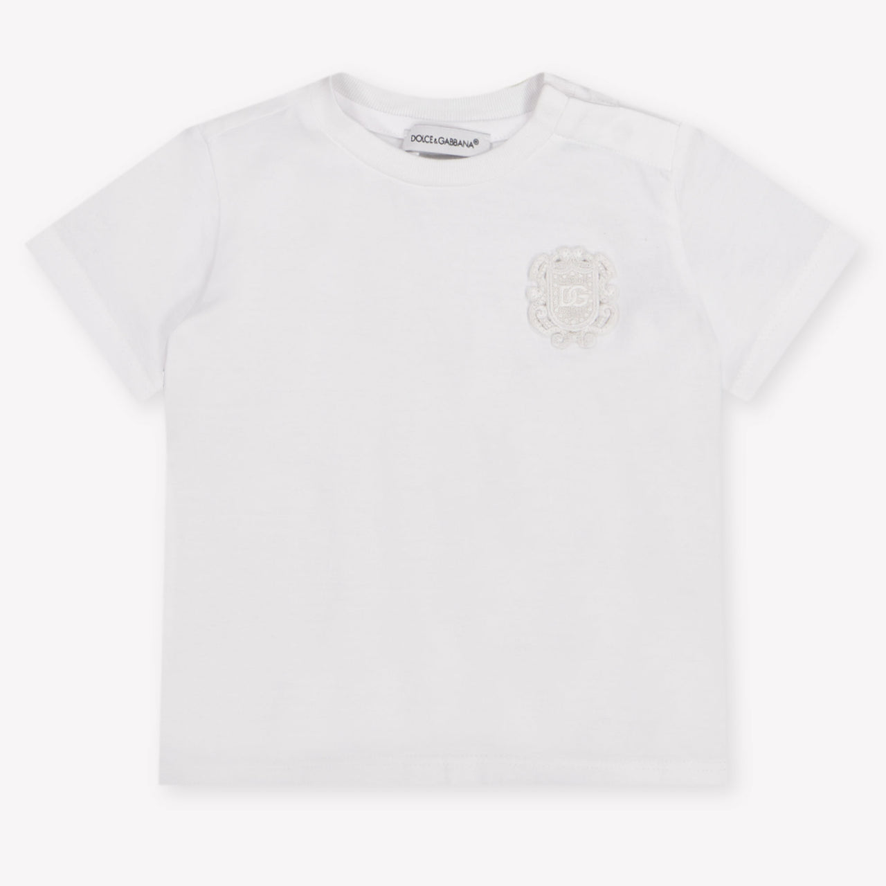 Dolce & Gabbana bebe Chicos Camiseta adentro Blanco