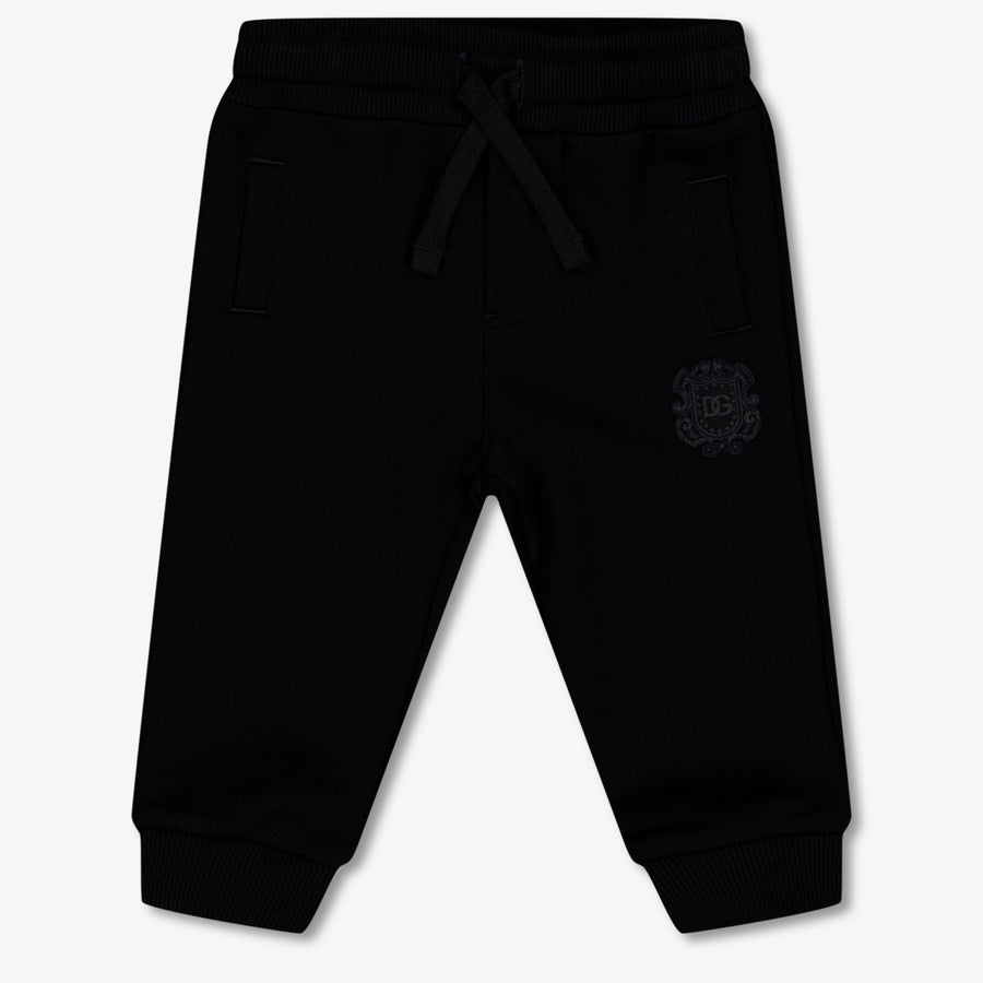 Dolce & Gabbana Baby Jongens Broek In Zwart