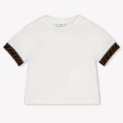 Fendi Baby Unisex T-Shirt In Wit