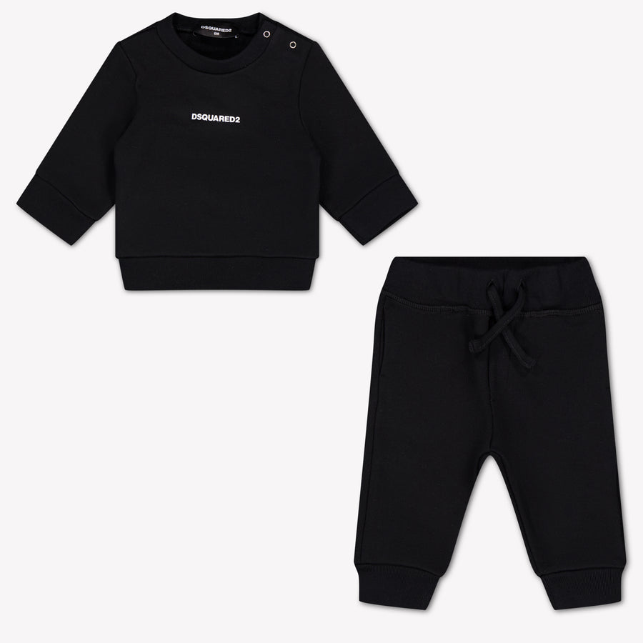Dsquared2 Baby Jungen Jogginganzug In Schwarz