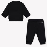 Dsquared2 Baby Jungen Jogginganzug In Schwarz