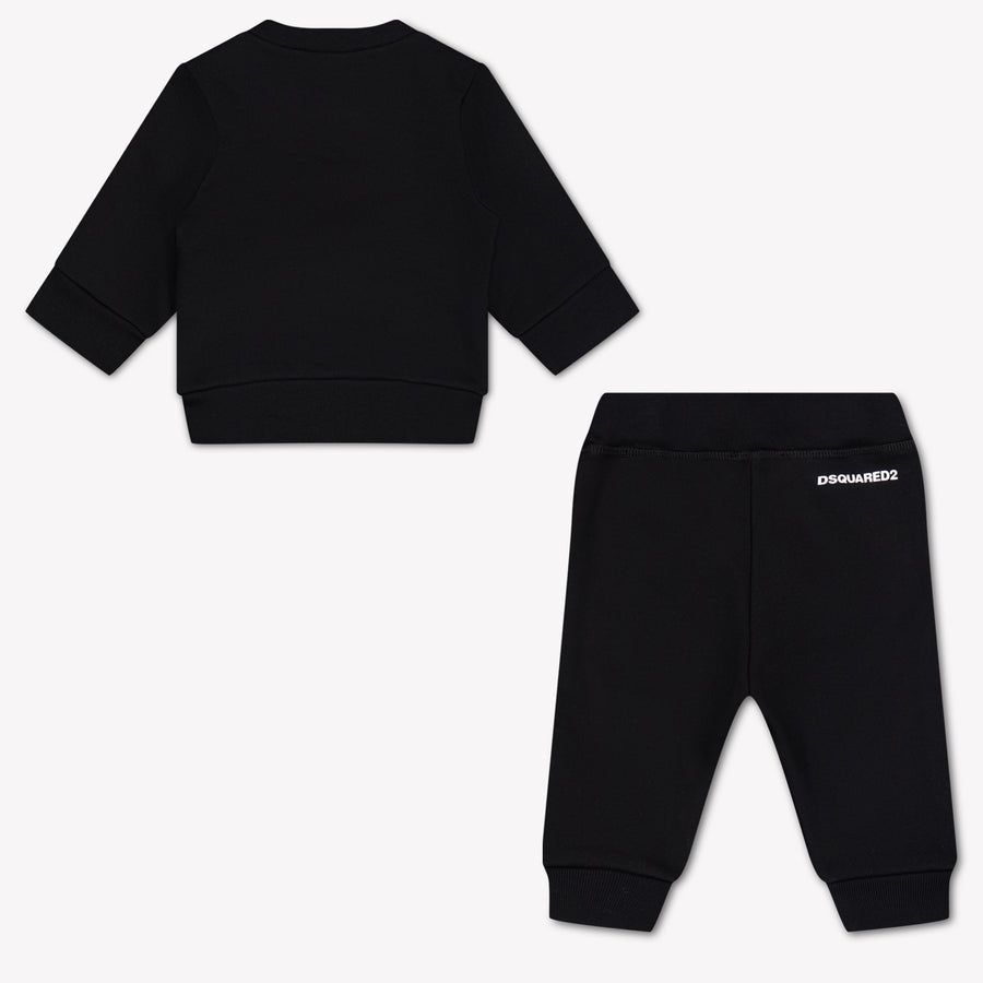 Dsquared2 Baby Jungen Jogginganzug In Schwarz