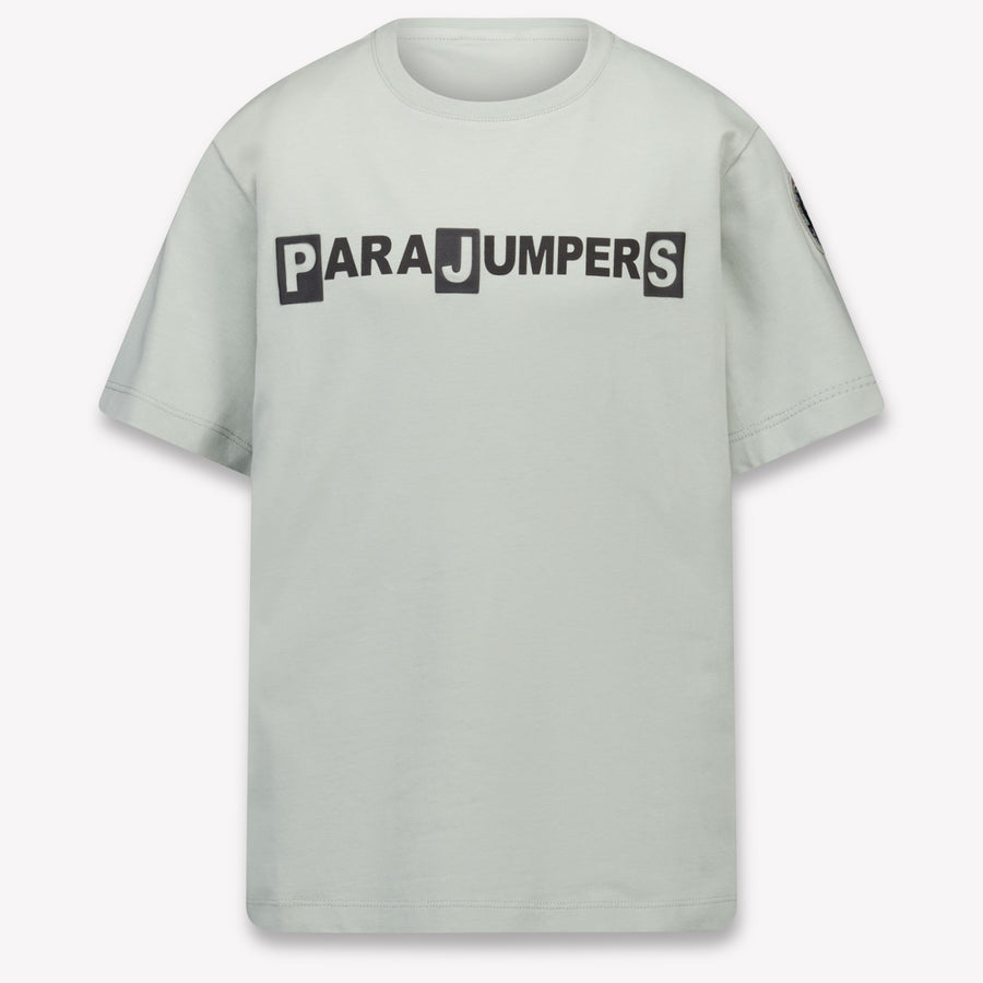 Parajumpers Iseo Tee Enfants Garçons T-shirt dans Gris Clair