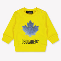 Dsquared2 Baby Jungen Pullover rein Gelb