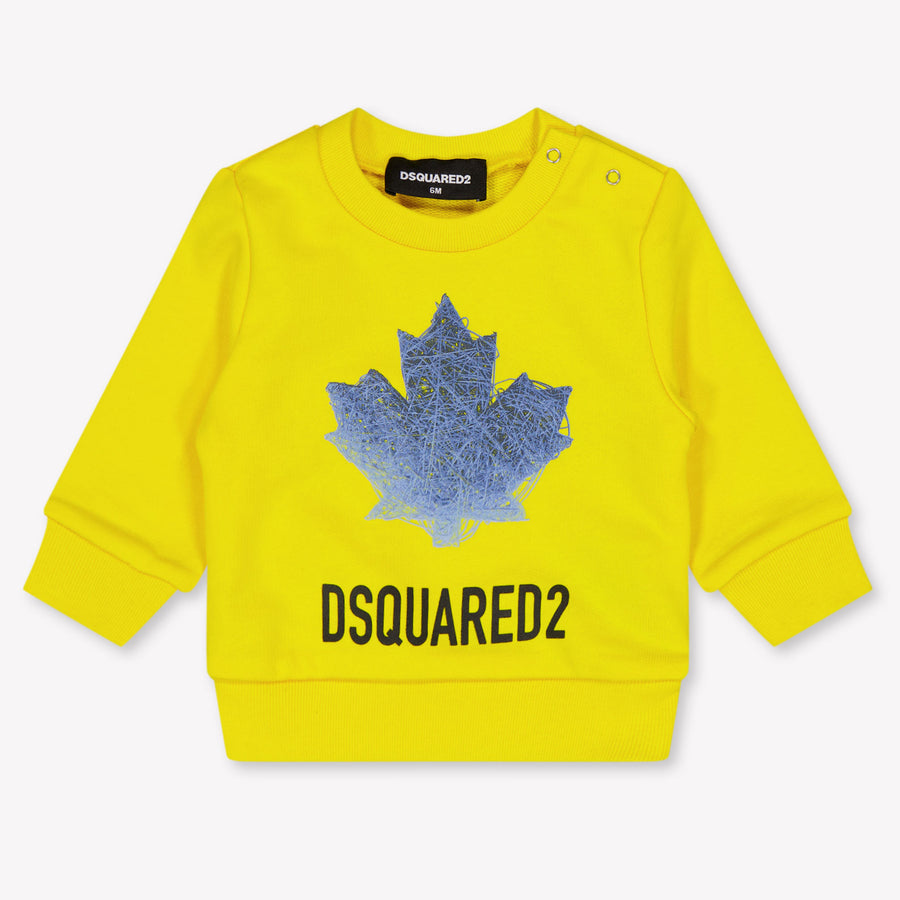 Dsquared2 Baby Jungen Pullover rein Gelb