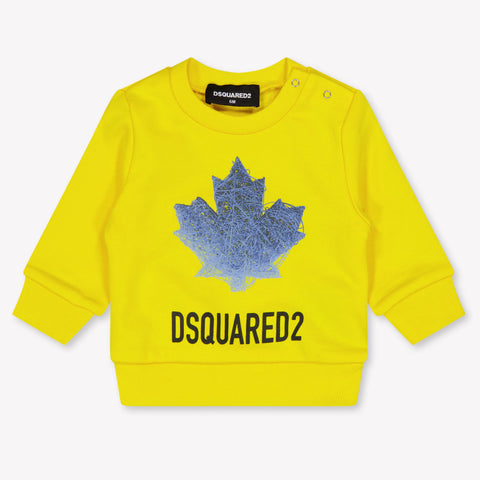 Dsquared2 Bébé Garçons Pull en Jaune