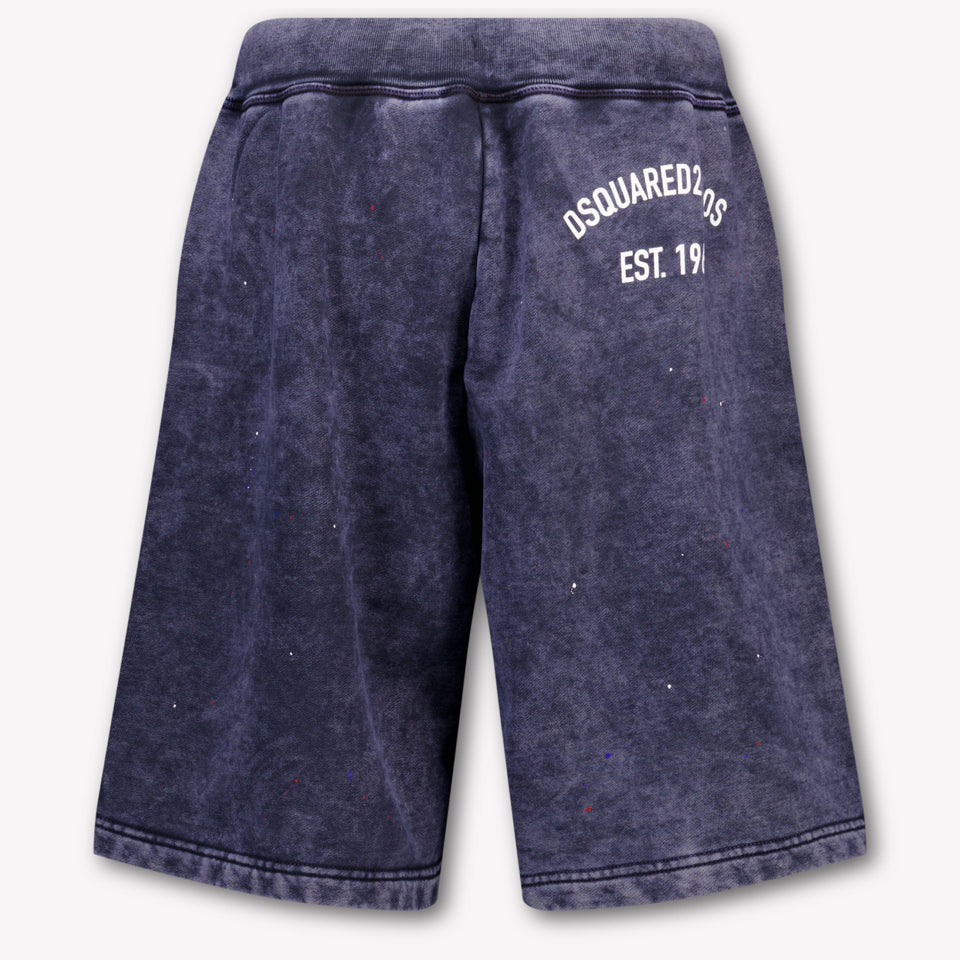 Dsquared2 Bambini Ragazzi Pantaloncini dentro Blu Scuro