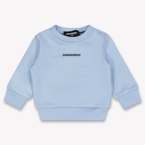 Dsquared2 Bébé Garçons Pull en Bleu Clair