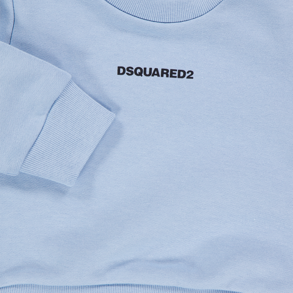 Dsquared2 Baby Boys Sweater In Light Blue