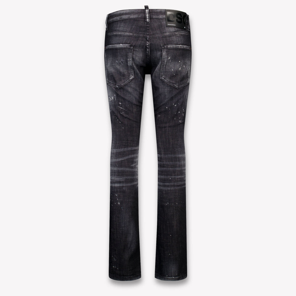 Dsquared2 Bambini Ragazzi Jeans Dentro Nero