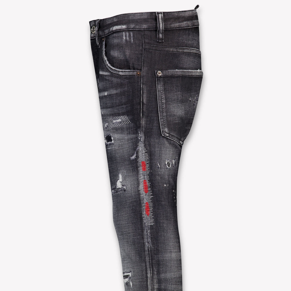 Dsquared2 Bambini Ragazzi Jeans Dentro Nero