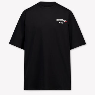 Dsquared2 Enfants Garçons T-shirt dans Noir