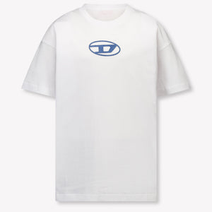 Diesel Kinder Jungen T-Shirt In Weiß