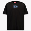 Diesel Kinder Jungen T-Shirt In Schwarz