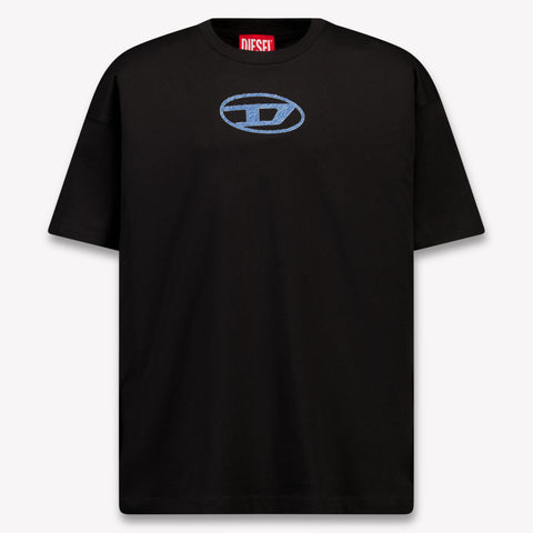 Diesel Enfants Garçons T-shirt dans Noir