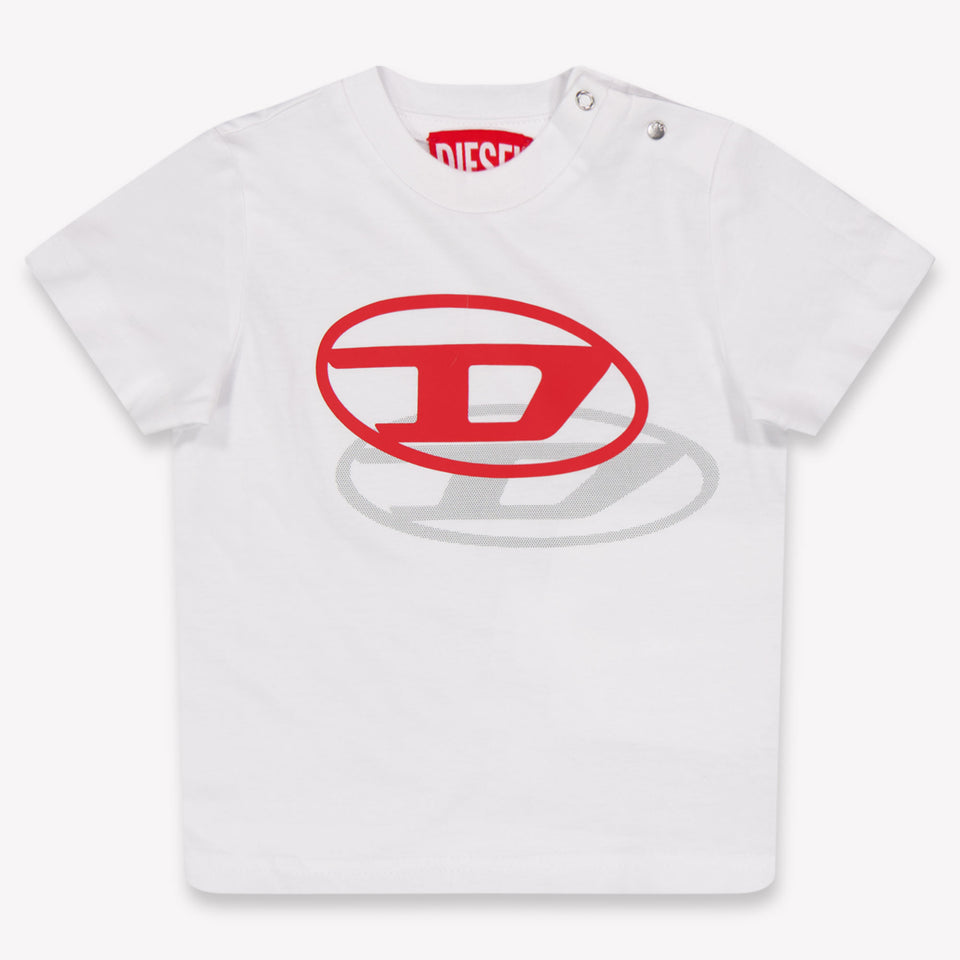 Diesel Bébé Garçons T-shirt dans Blanc