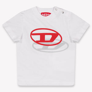 Diesel Baby Jungen T-Shirt In Weiß