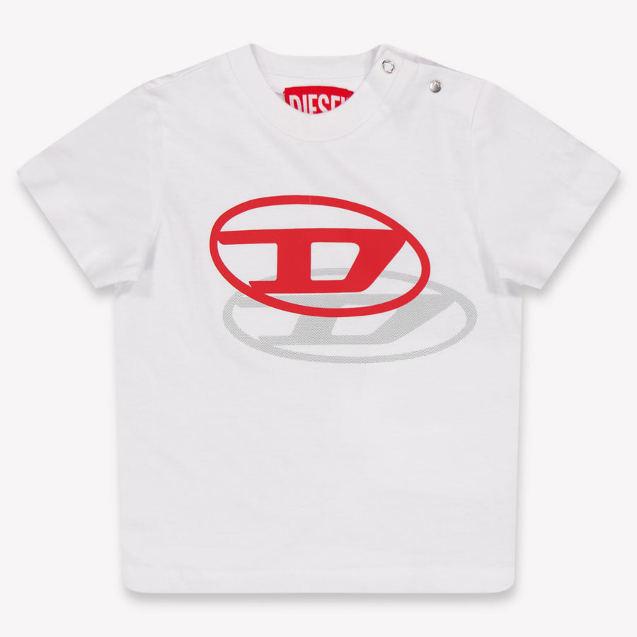 Diesel Baby Jungen T-Shirt In Weiß