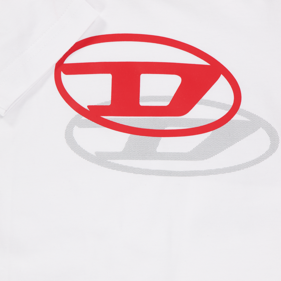 Diesel Bébé Garçons T-shirt dans Blanc