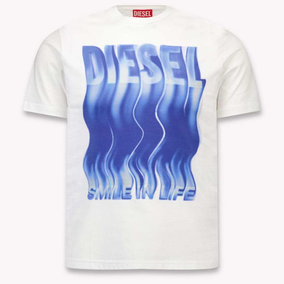 Diesel niños Chicos Camiseta adentro Blanco Roto