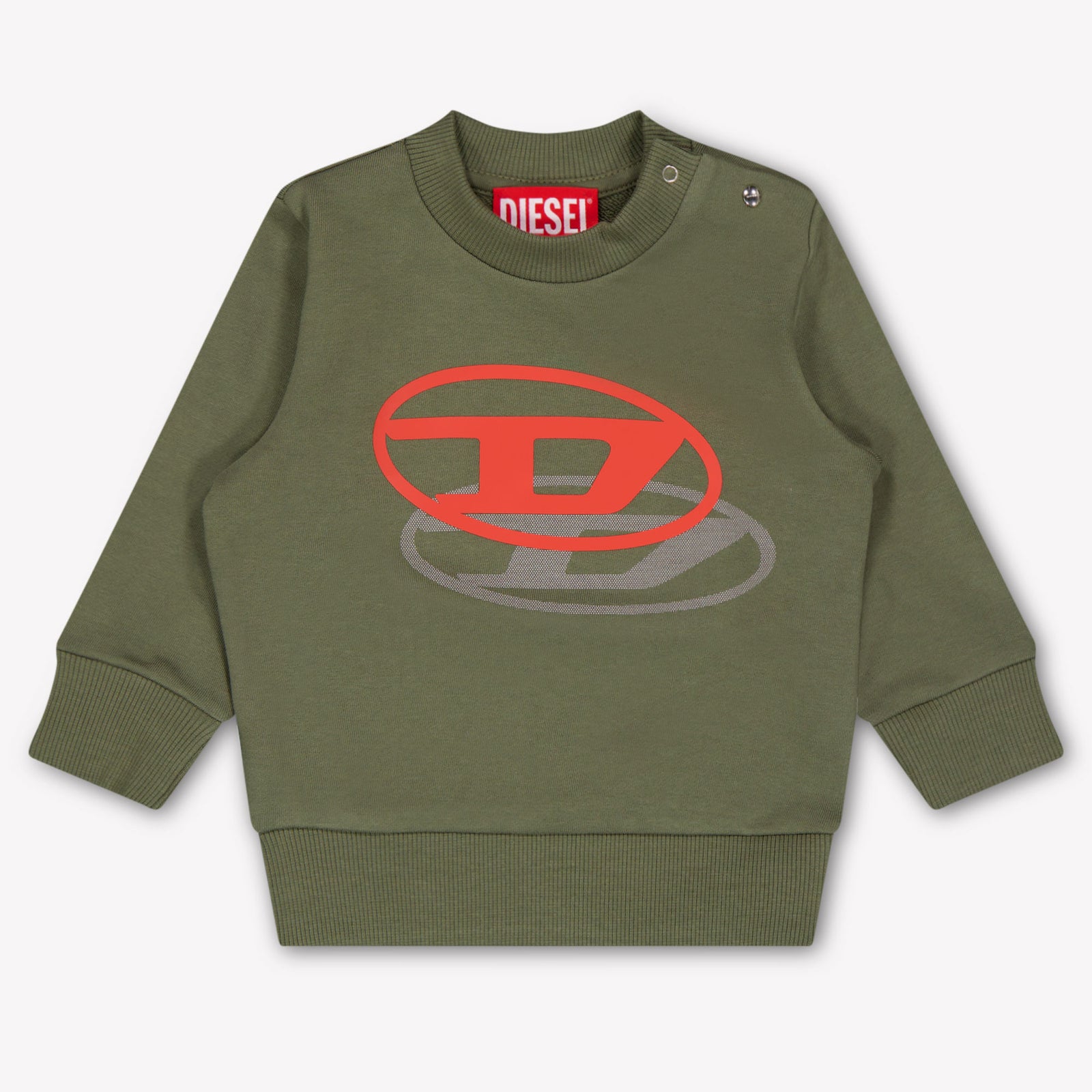 Diesel Bébé Garçons Pull en Armée