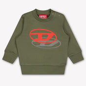Diesel Baby Boys Sweater In Army